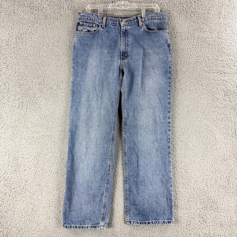 Vintage Polo Jeans Co Saturday Jeans Womens 12x29 Blue Straight Leg Ralph Lauren